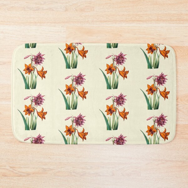 Item preview, Antique Orange Pink Amaryllis Flowers designed and sold by IrisAndIvy.