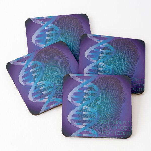 Item preview, CSI DNA Crime Scene Fingerprint Cool Modern Graphic Illustration designed and sold by theimagezone.