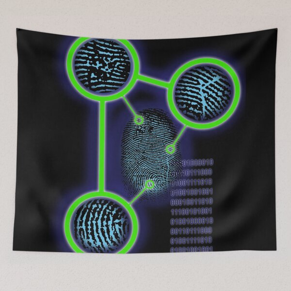 Item preview, CSI Forensic Fingerprint Cool Science Illustration designed and sold by theimagezone.