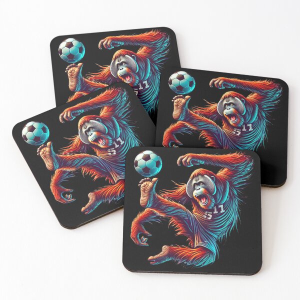 Item preview, Jungle League Champs, Orangutan Footballer designed and sold by Tiszert.