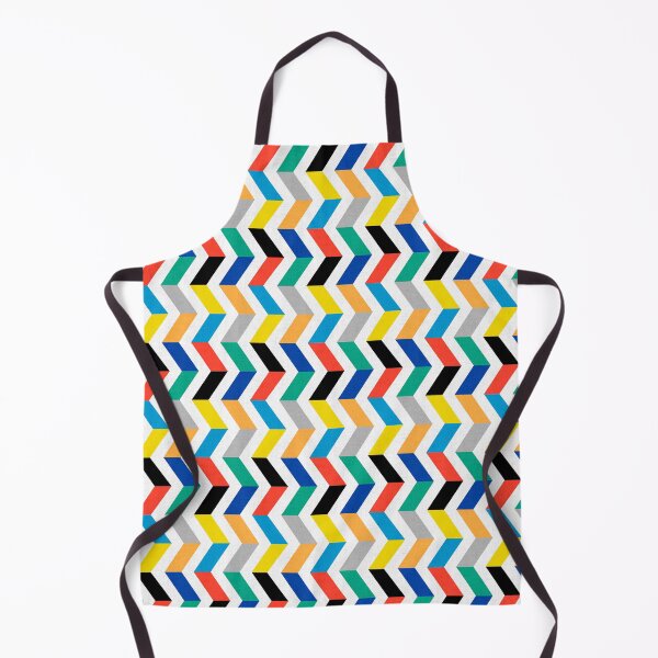 Item preview, Linen Textured Multicolored Vertical Zig Zag Pattern designed and sold by QuestingPixel.