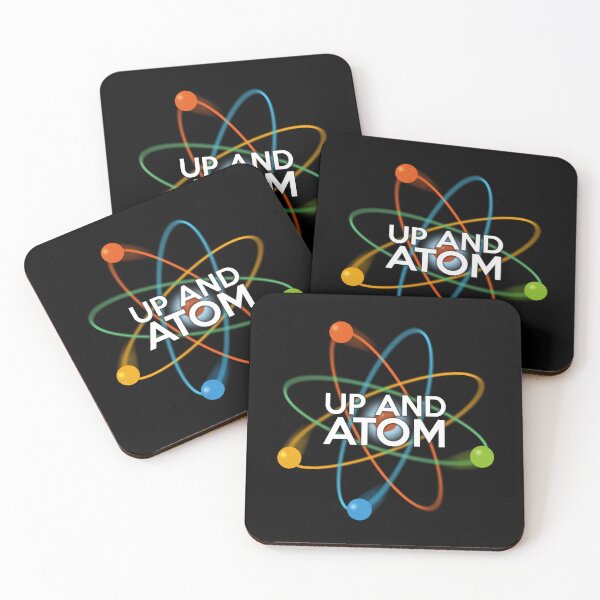 Item preview, Up and Atom Cool Fun Science Typographic Pun Design designed and sold by theimagezone.