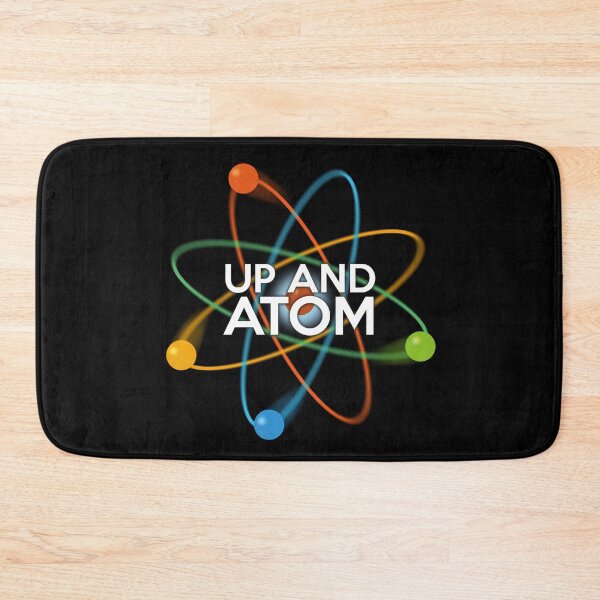 Item preview, Up and Atom Cool Fun Science Typographic Pun Design designed and sold by theimagezone.