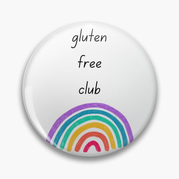 Item preview, Gluten Free Club ? Colourful Rainbow Coeliac Community Design designed and sold by My Gluten Free Life UK.