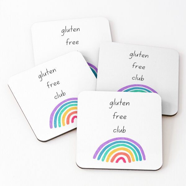 Item preview, Gluten Free Club ? Colourful Rainbow Coeliac Community Design designed and sold by My Gluten Free Life UK.