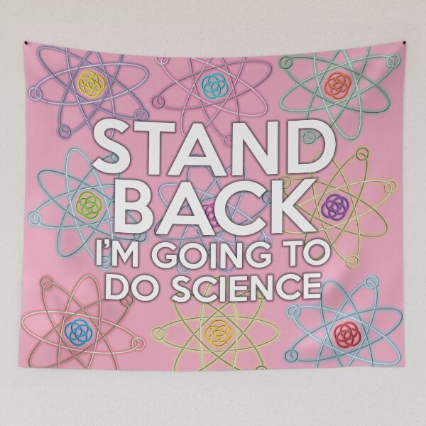 Item preview, STAND BACK IM GOING TO DO SCIENCE Pink Funny Cool Quote designed and sold by theimagezone.