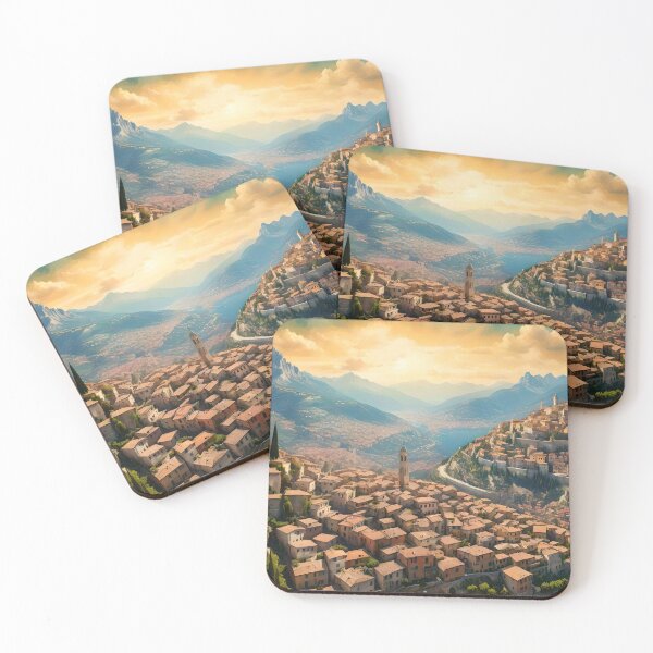 Item preview, Vintage Italian City Print designed and sold by Esterlane.