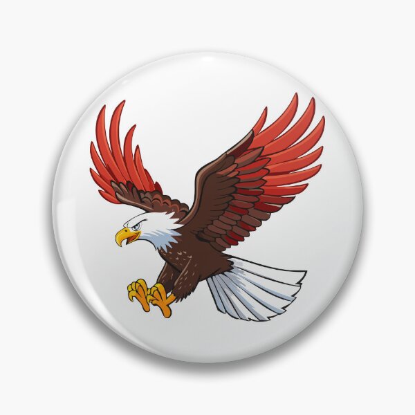 Item preview, Majestic eagle in flight, a powerful bald eagle soars through the air, its wings spread wide, showcasing its strength and majesty, detailed feathers, outstretched wings (Haliaeetus leucocephalus) designed and sold by Danler.