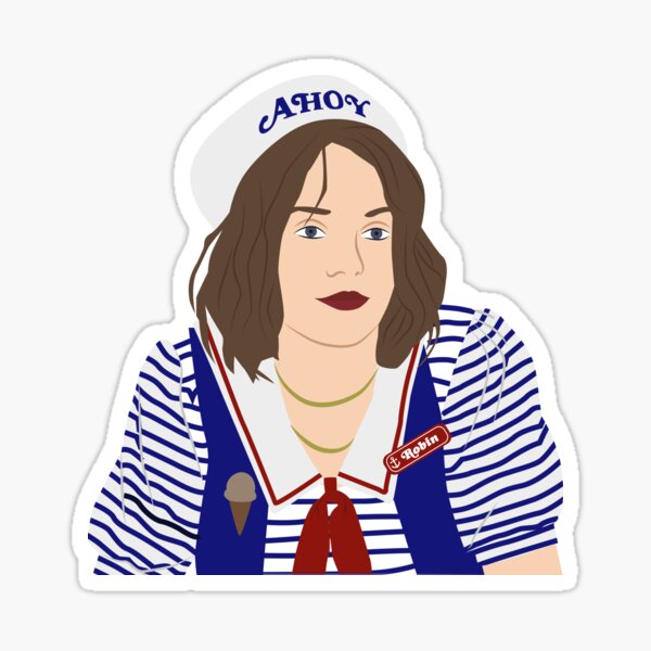 Item preview, Robin Buckley Scoops Ahoy Stranger Things Netflix designed and sold by KamiTrendz.