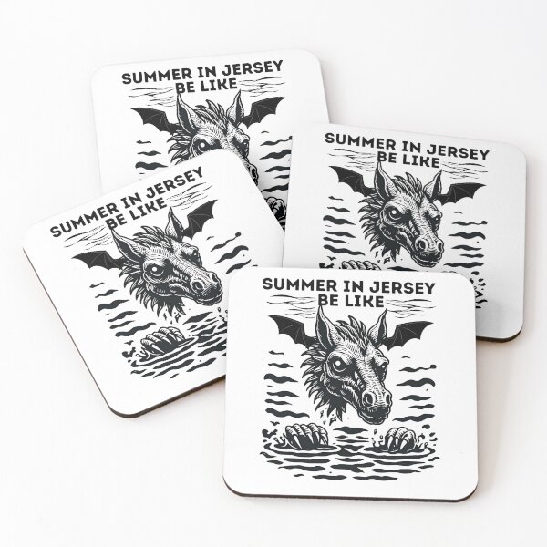 Item preview, Summer Be Like | Jersey Devil in Water Funny Graphic designed and sold by PeachyPeachPrnt.