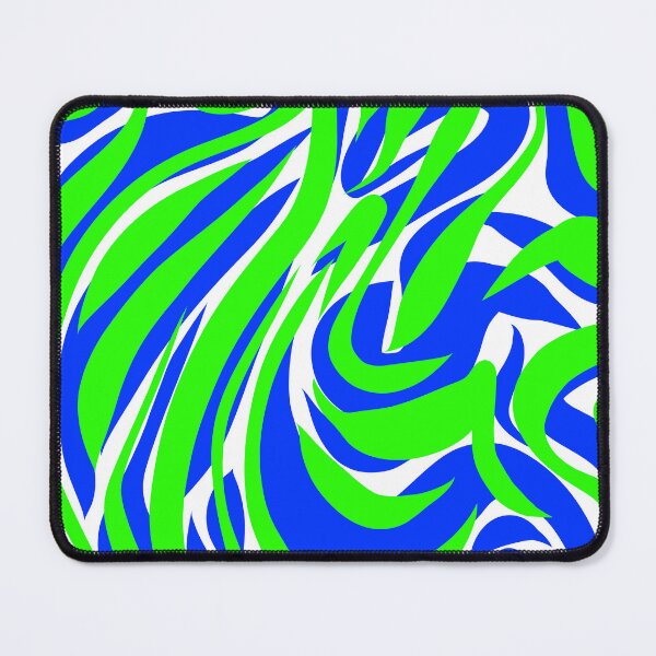 Item preview, Green and blue abstract  print designed and sold by Charlottieloux.