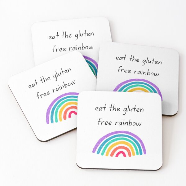 Item preview, Eat the Gluten Free Rainbow Vibrant Coeliac Pride Design designed and sold by My Gluten Free Life UK.
