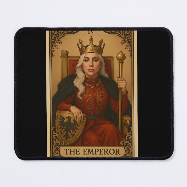 Vista previa del artículo con la obra «LADY GAGA TAROT MAYHEM EL EMPERADOR», diseñado y vendido por Ceremonials-.