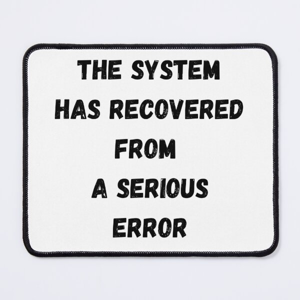 Item preview, The system has recovered from a serious error designed and sold by Marcin-PL.