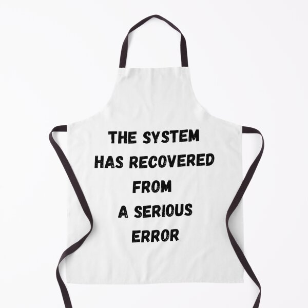 Item preview, The system has recovered from a serious error designed and sold by Marcin-PL.