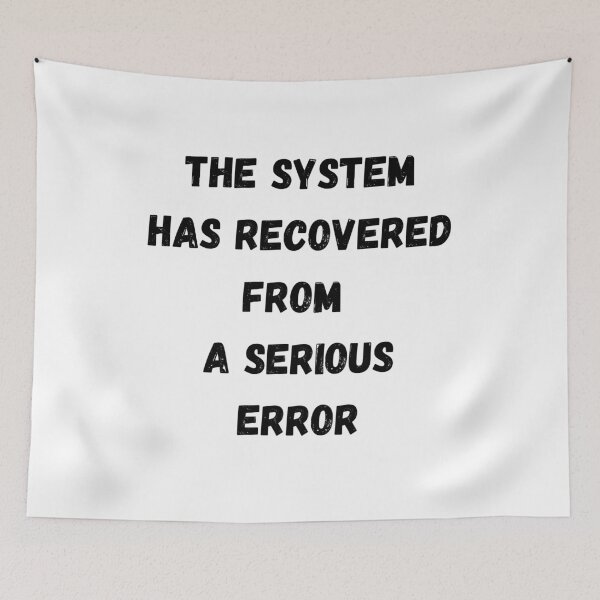 Item preview, The system has recovered from a serious error designed and sold by Marcin-PL.