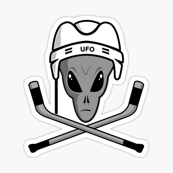 Item preview, Alien Hockey designed and sold by AlienStickers.