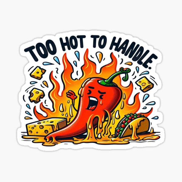 Item preview, A fiery cartoon hot chili. designed and sold by NonssenseStuff.