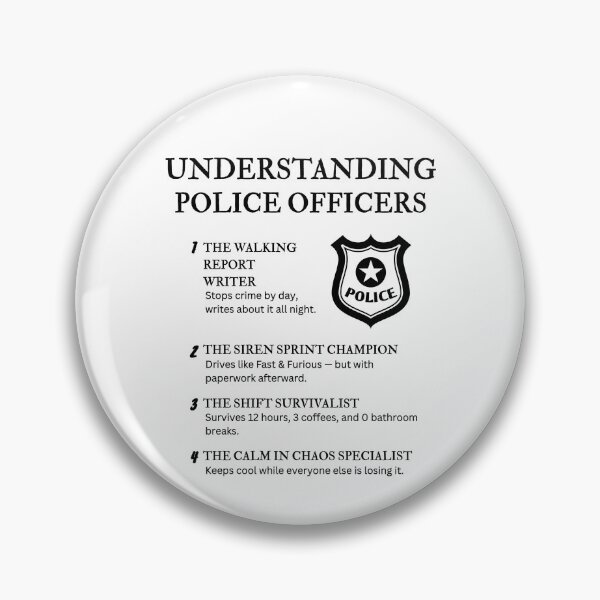 Item preview, Understanding Police Officers – Funny Law Enforcement Quotes for Cops & First Responders designed and sold by PsyFlow35.