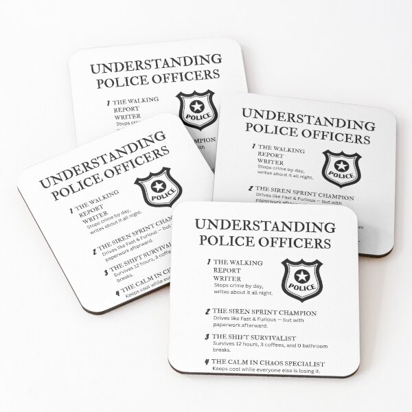 Item preview, Understanding Police Officers – Funny Law Enforcement Quotes for Cops & First Responders designed and sold by PsyFlow35.