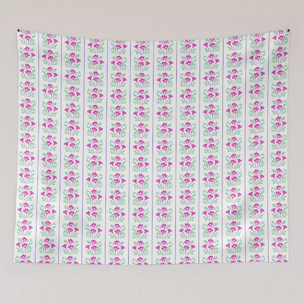 Item preview, Freesia Stripes Pink and White designed and sold by SilverPegasus.