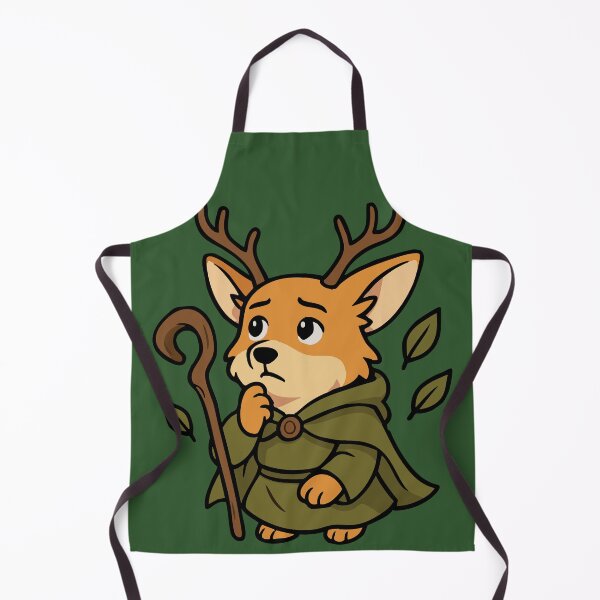 Item preview, Druid Corgi – Circle of the Leaf designed and sold by BarkandStick.