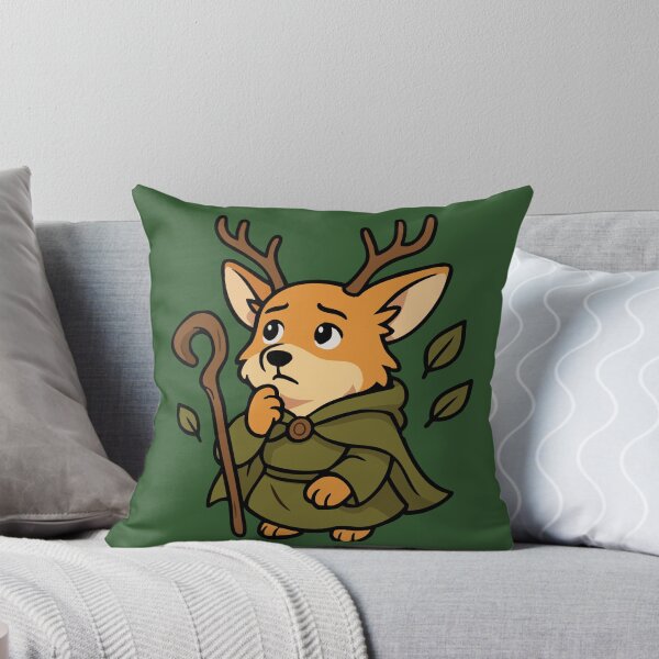 Item preview, Druid Corgi – Circle of the Leaf designed and sold by BarkandStick.
