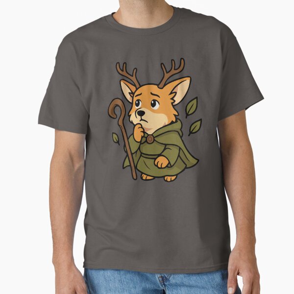 Item preview, Druid Corgi – Circle of the Leaf designed and sold by BarkandStick.