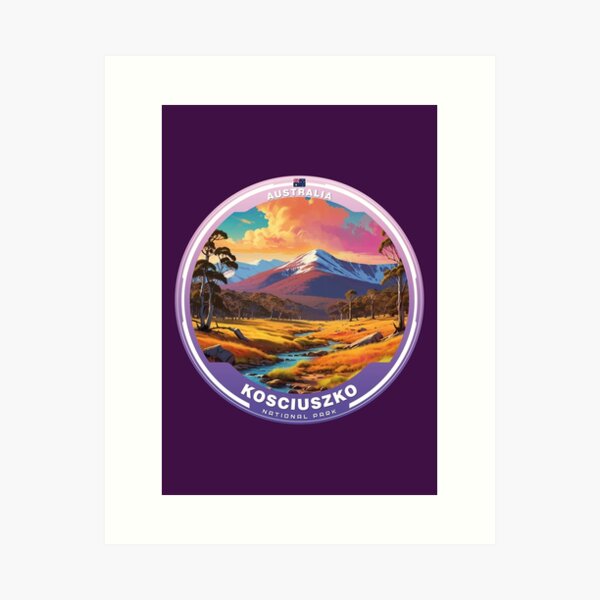 Item preview, KOSCIUSZKO National Park Australia designed and sold by Thistle-TShop.