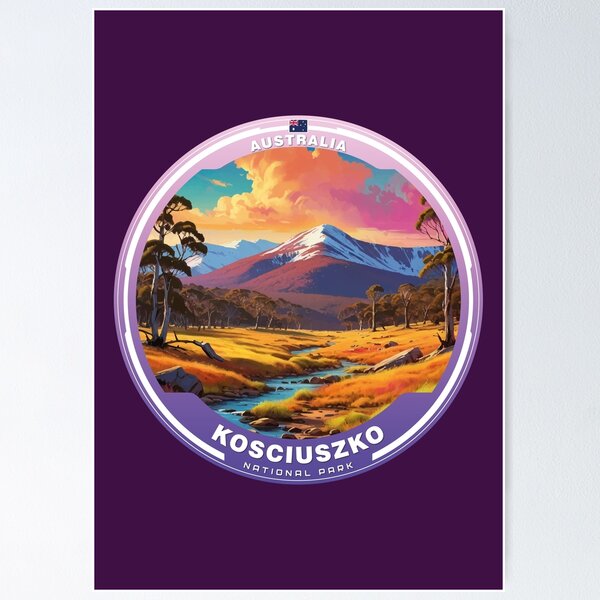 Item preview, KOSCIUSZKO National Park Australia designed and sold by Thistle-TShop.