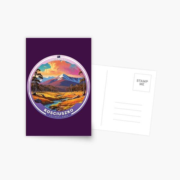 Item preview, KOSCIUSZKO National Park Australia designed and sold by Thistle-TShop.