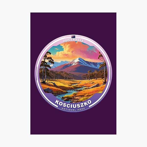 Item preview, KOSCIUSZKO National Park Australia designed and sold by Thistle-TShop.