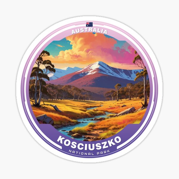 Item preview, KOSCIUSZKO National Park Australia designed and sold by Thistle-TShop.