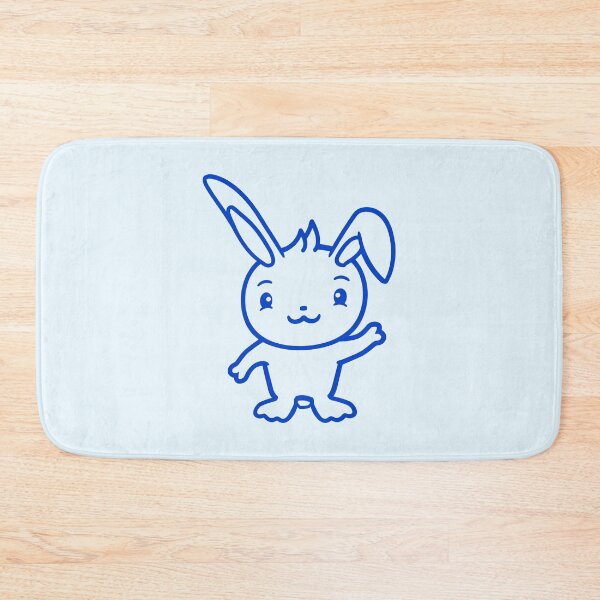 Item preview, Bunny Waving Friendly Greeting Hand Waving Hello designed and sold by shirt-o-mat.