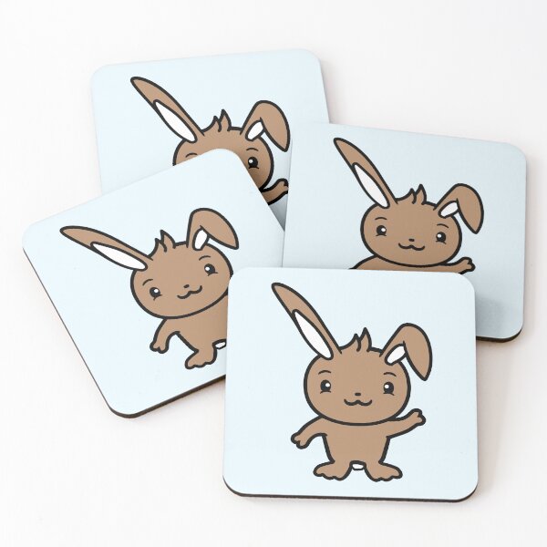 Item preview, Bunny Waving Friendly Greeting Hand Waving Hello designed and sold by shirt-o-mat.