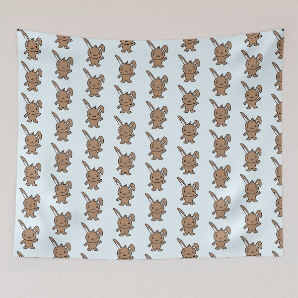 Item preview, Bunny Waving Friendly Greeting Hand Waving Hello designed and sold by shirt-o-mat.