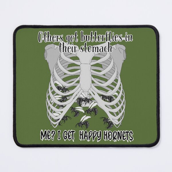 Item preview, Happy Hornets (Greyscale Variant) designed and sold by Hexcellent Designs.