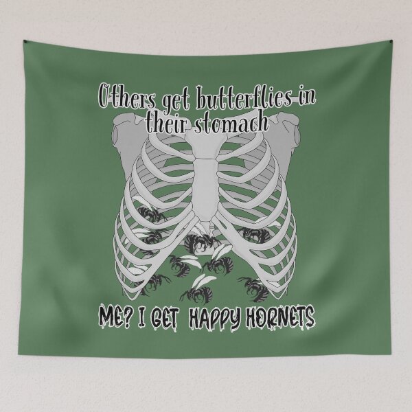 Item preview, Happy Hornets (Greyscale Variant) designed and sold by Hexcellent Designs.