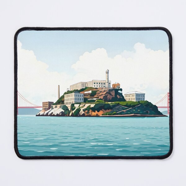 Item preview, Alcatraz Island: Prison Fortress Amidst San Francisco Bay designed and sold by LSVart.