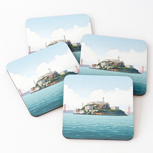 Item preview, Alcatraz Island: Prison Fortress Amidst San Francisco Bay designed and sold by LSVart.