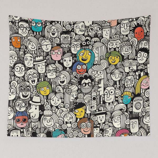 Item preview, Whimsy in Every Corner – A Crowd You’ll Love to Get Lost In designed and sold by Vanich-Panich.