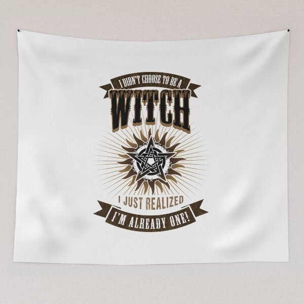 Item preview, I Didn't Choose To Be A Witch designed and sold by TheMoonlightShop.