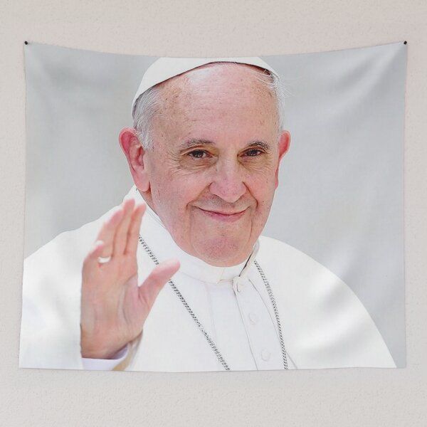 Item preview, Pope Francis smiling warmly designed and sold by mondy4.
