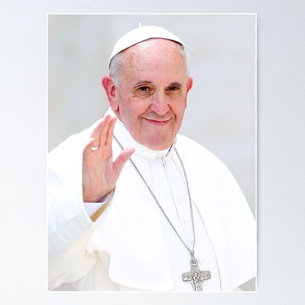 Item preview, Pope Francis smiling warmly designed and sold by mondy4.