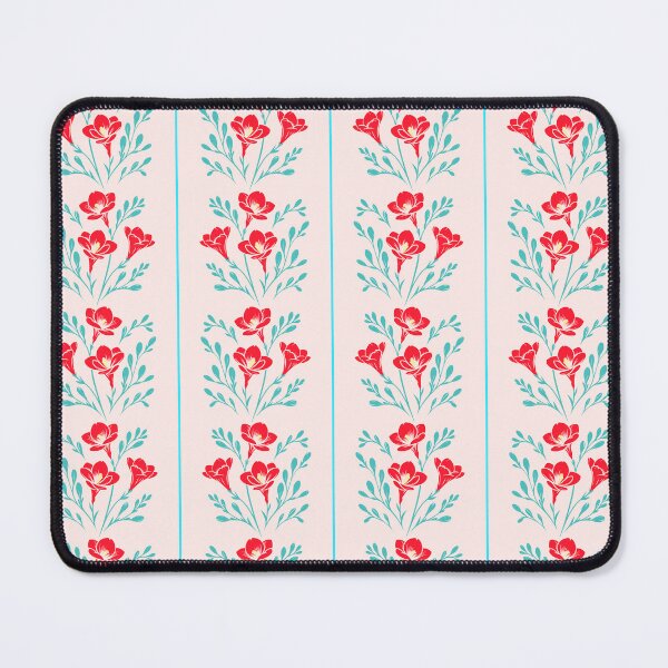 Item preview, Freesia Stripes Red and Peach designed and sold by SilverPegasus.