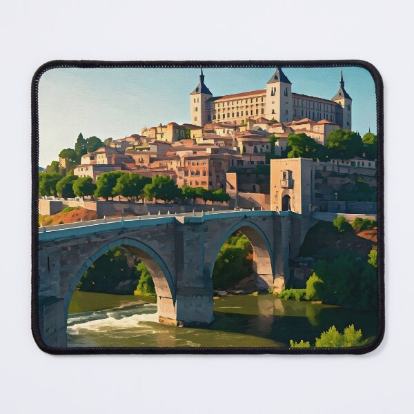 Item preview, Alcázar of Toledo & Tagus Bridge: Medieval Majesty designed and sold by LSVart.