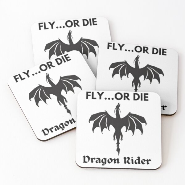 Item preview, Fly or Die Dragon Rider Fan Design – Onyx Storm Inspired designed and sold by AS94 Creative Designs.