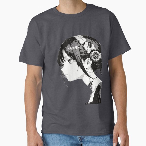 Item preview, Apathetic Android Anime Girl designed and sold by Hyperfantasy Designs.