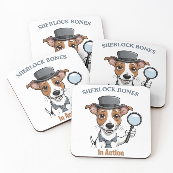 Item preview, Unique Funny Jack Russell Terrier Dog Owner – Detective Cartoon Gift – Whimsical Pet-Themed Artwork – Pet and Owner Humor Cartoons designed and sold by KoraTalks.