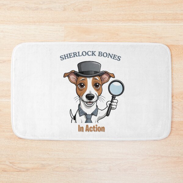 Item preview, Unique Funny Jack Russell Terrier Dog Owner – Detective Cartoon Gift – Whimsical Pet-Themed Artwork – Pet and Owner Humor Cartoons designed and sold by KoraTalks.